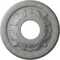 Ekena Millwork Leaf Ceiling Medallion (Fits Canopies up to 4 3/4"), 11 3/8"OD x 3 5/8"ID x 1 1/8"P, Primed White CM11LF - alternate 1
